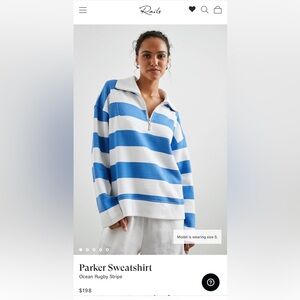 Rails (brand new with tags) half-zip sweatshirt